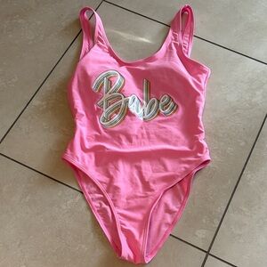 Pink 'Babe' Swimsuit
